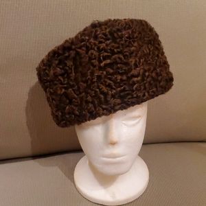 Vintage Russian Persian Lamb Hat. Size medium or 7 1/4
